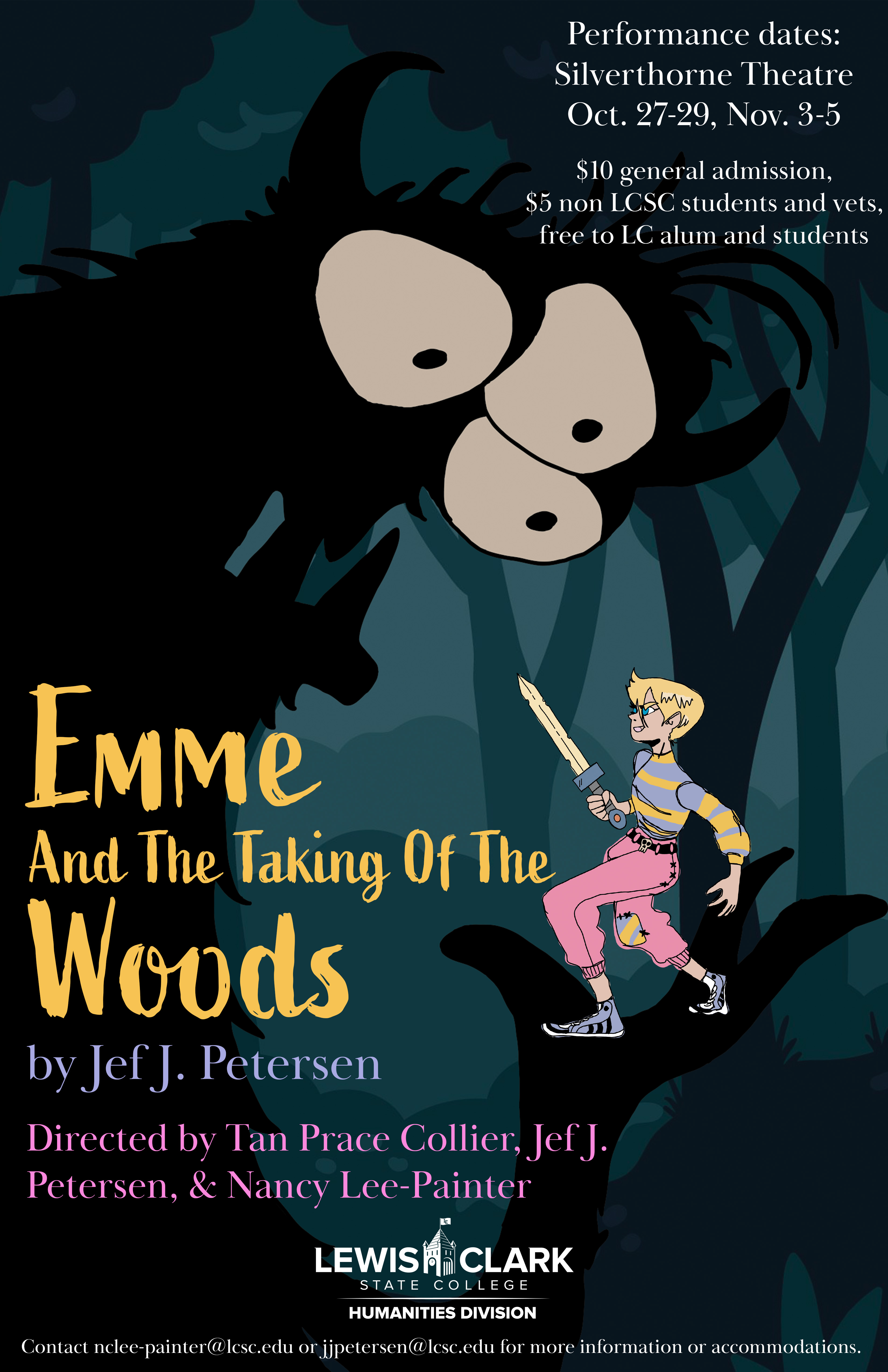 Poster promoting the play