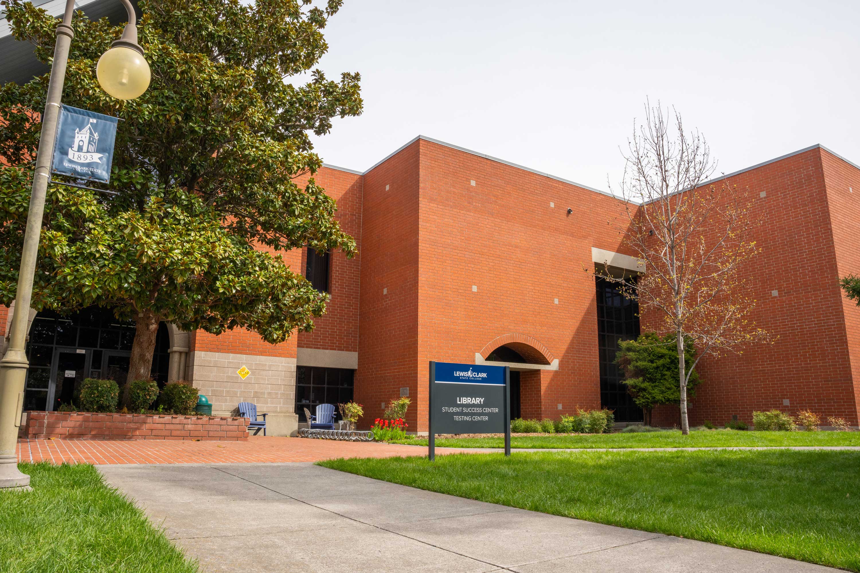 Outside view of library