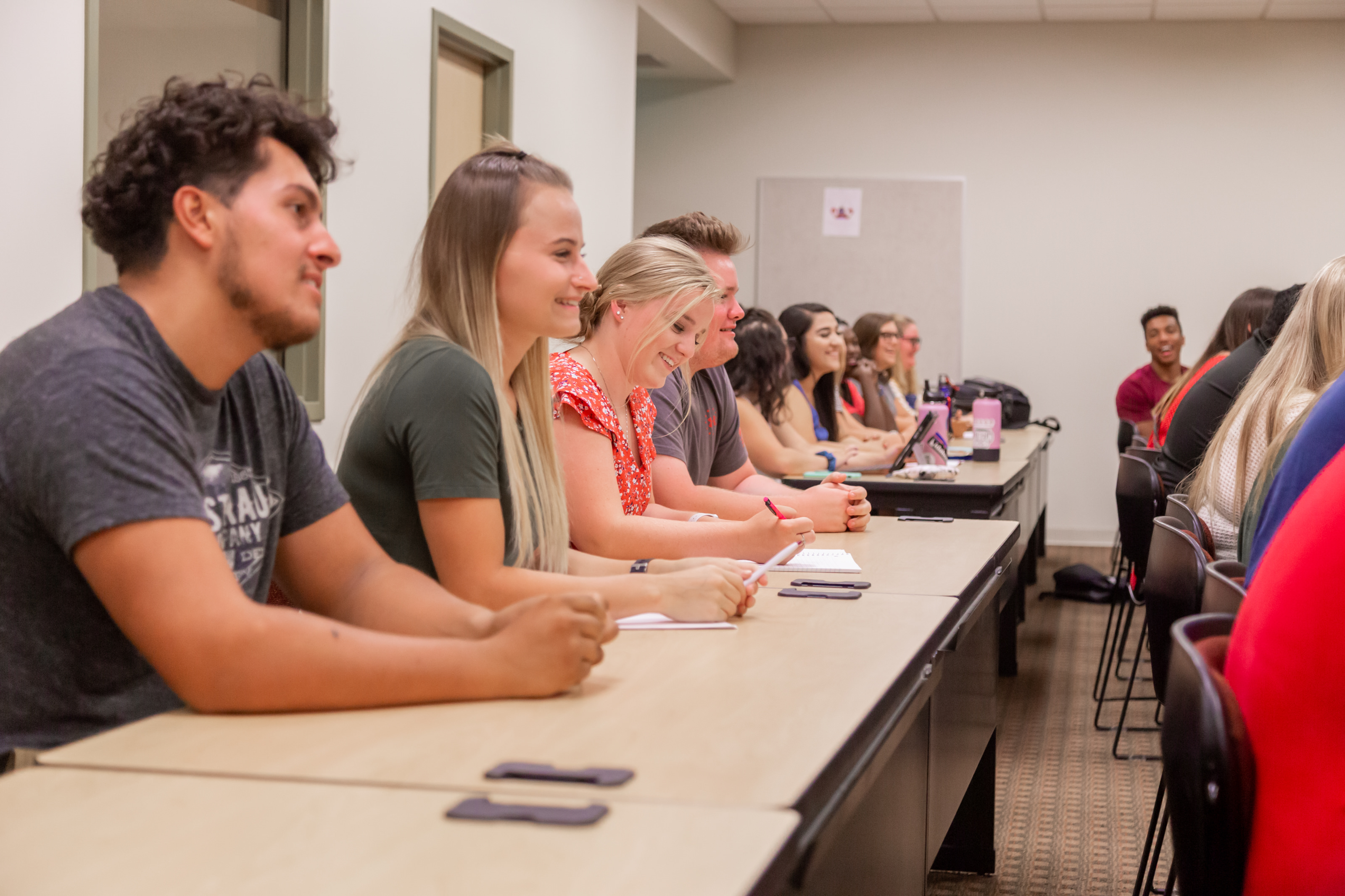 Students in a classroom