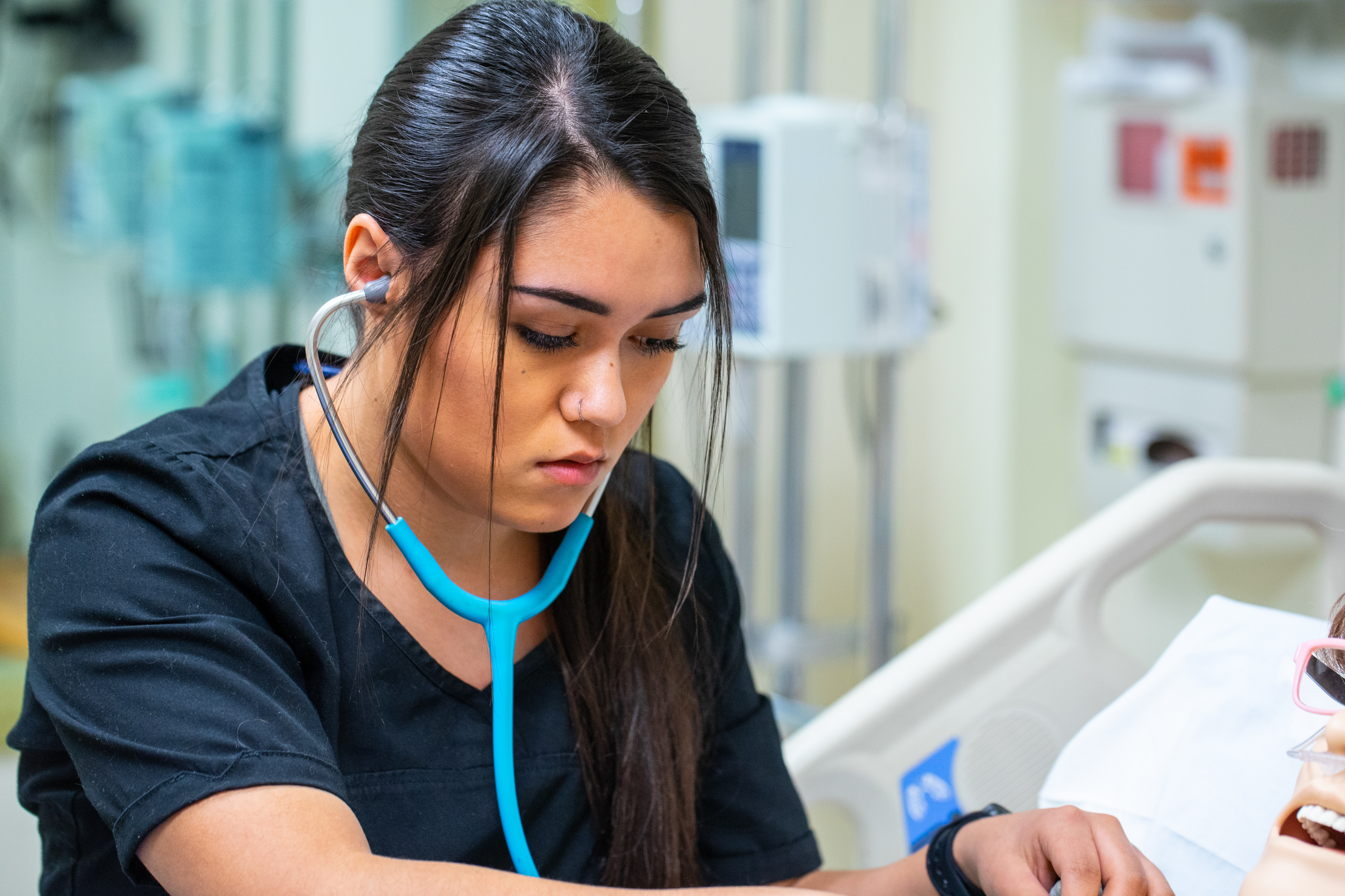 Female nursing student