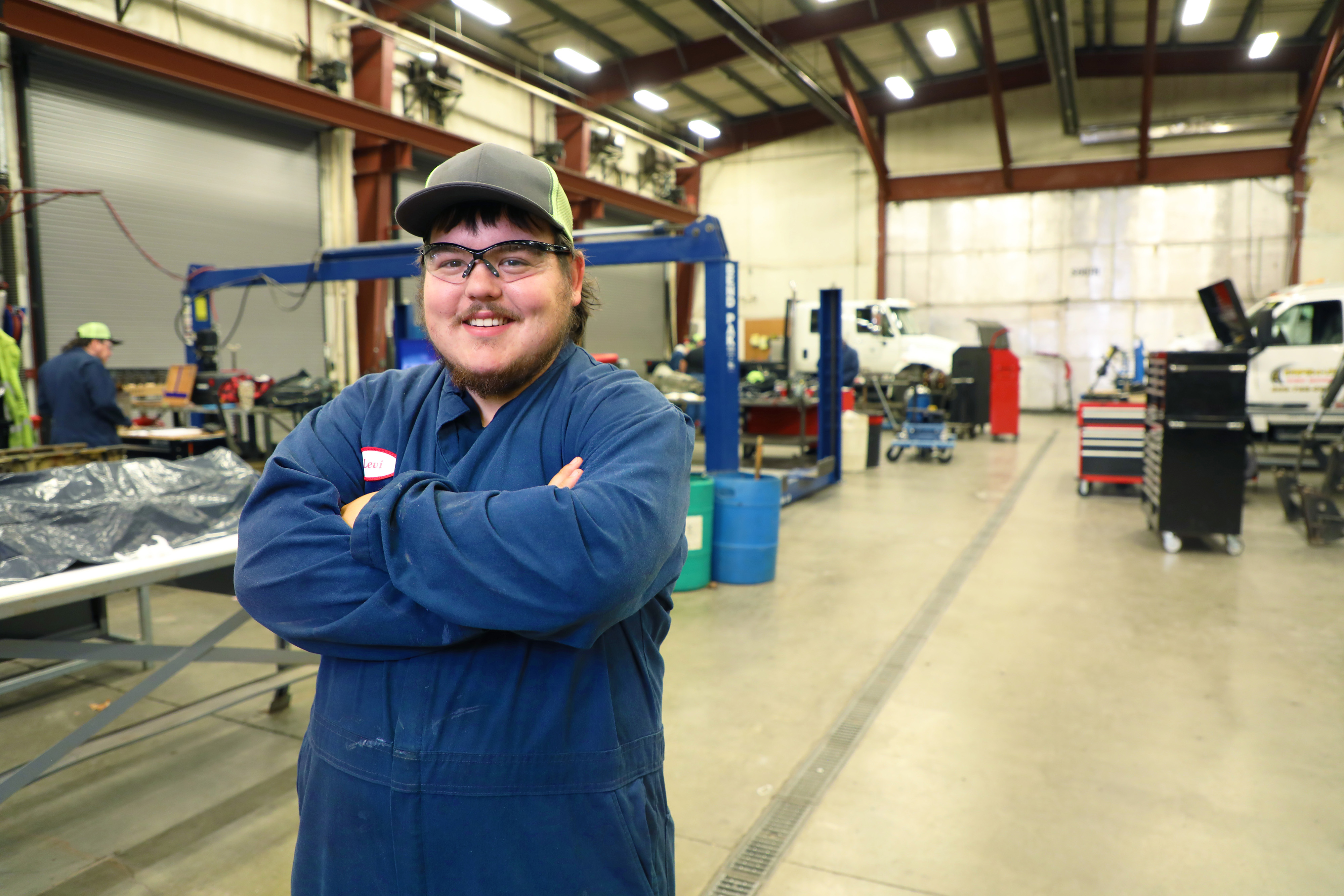 Diesel Technology student