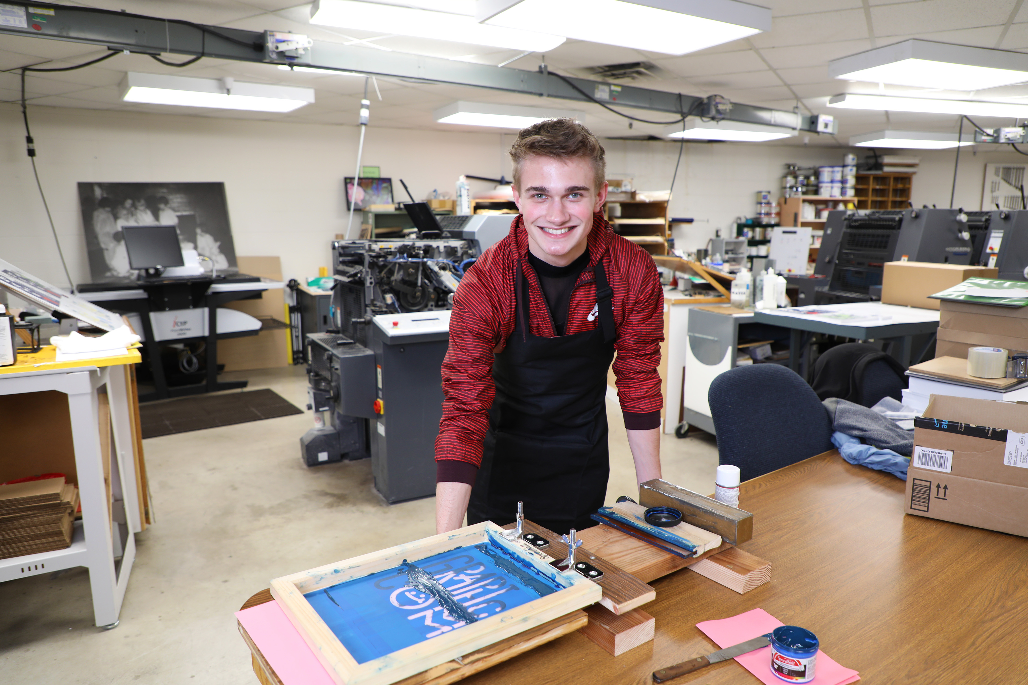 Graphic communications print shop