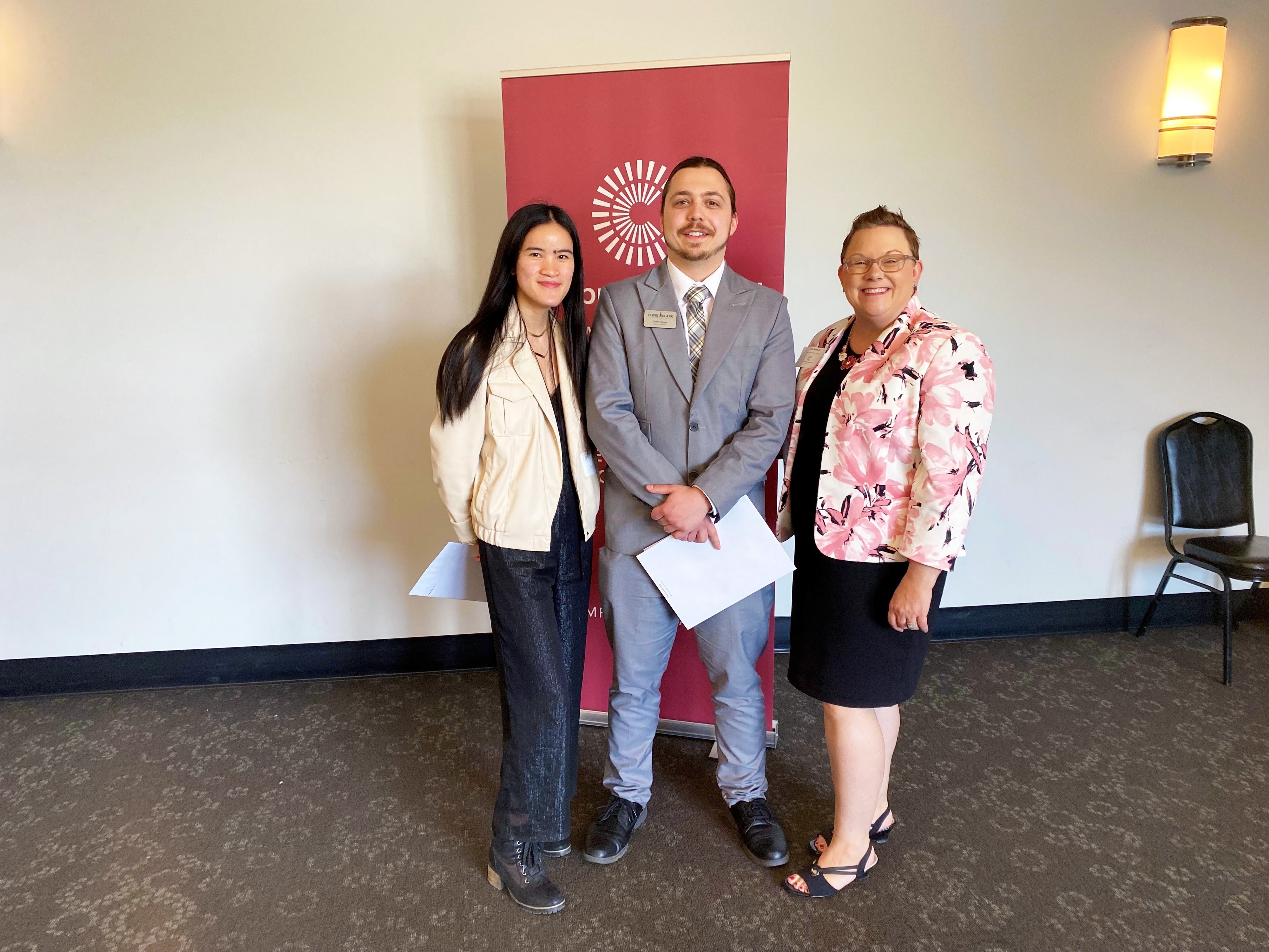 Simone Johnson, Caden Massey and Traci Birdsell