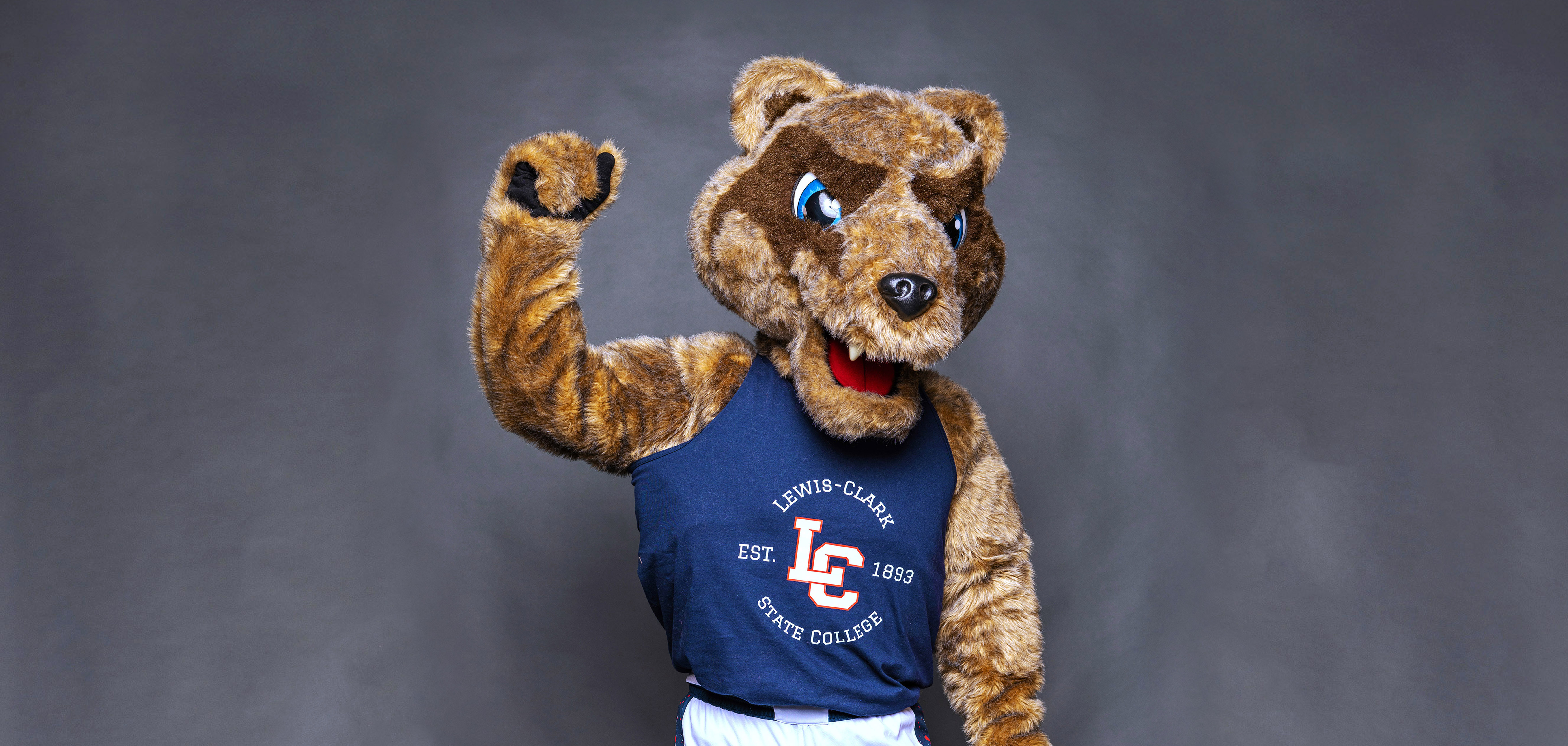 The Warrior Wolverine poses for a photo