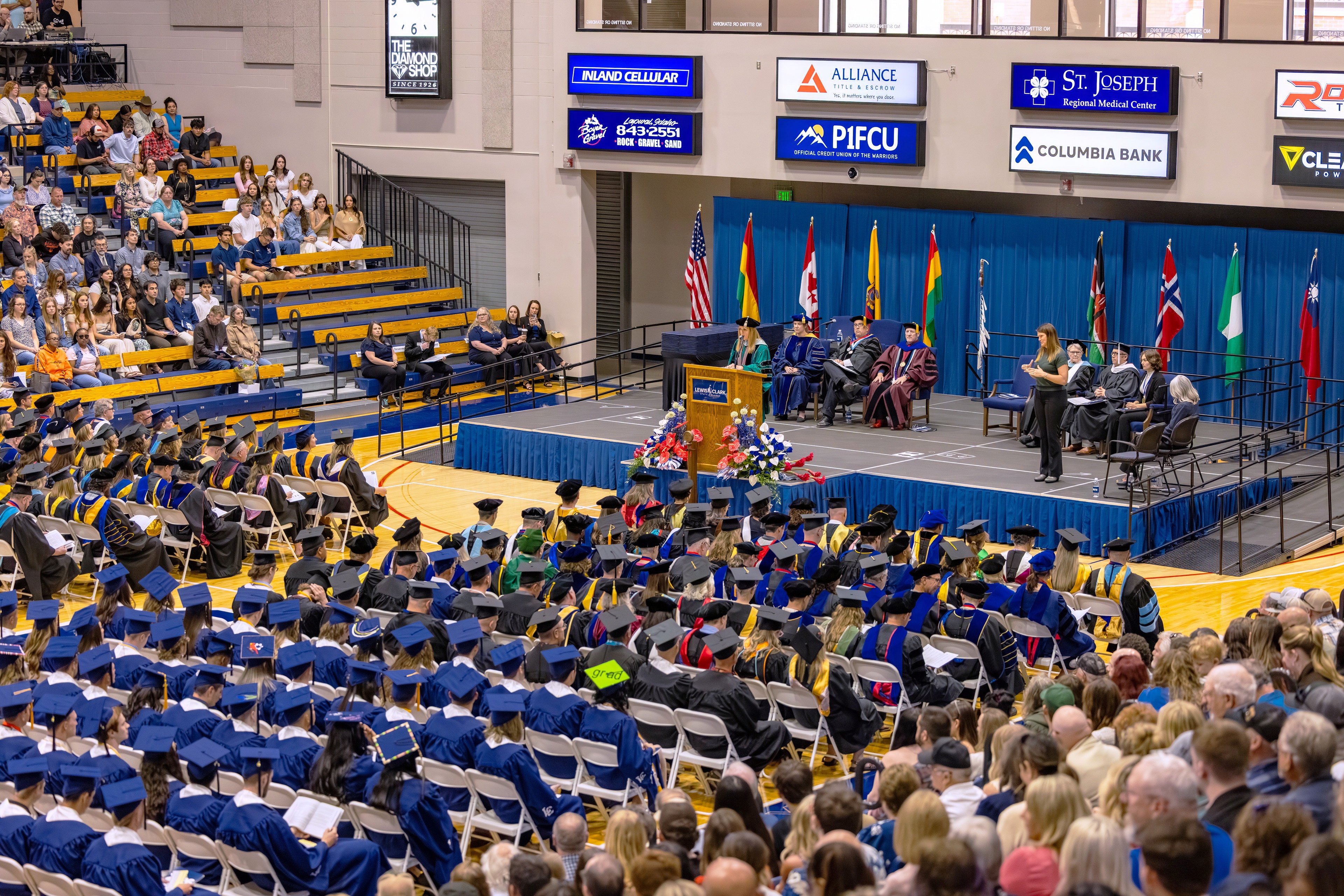 President Pemberton at Commencement