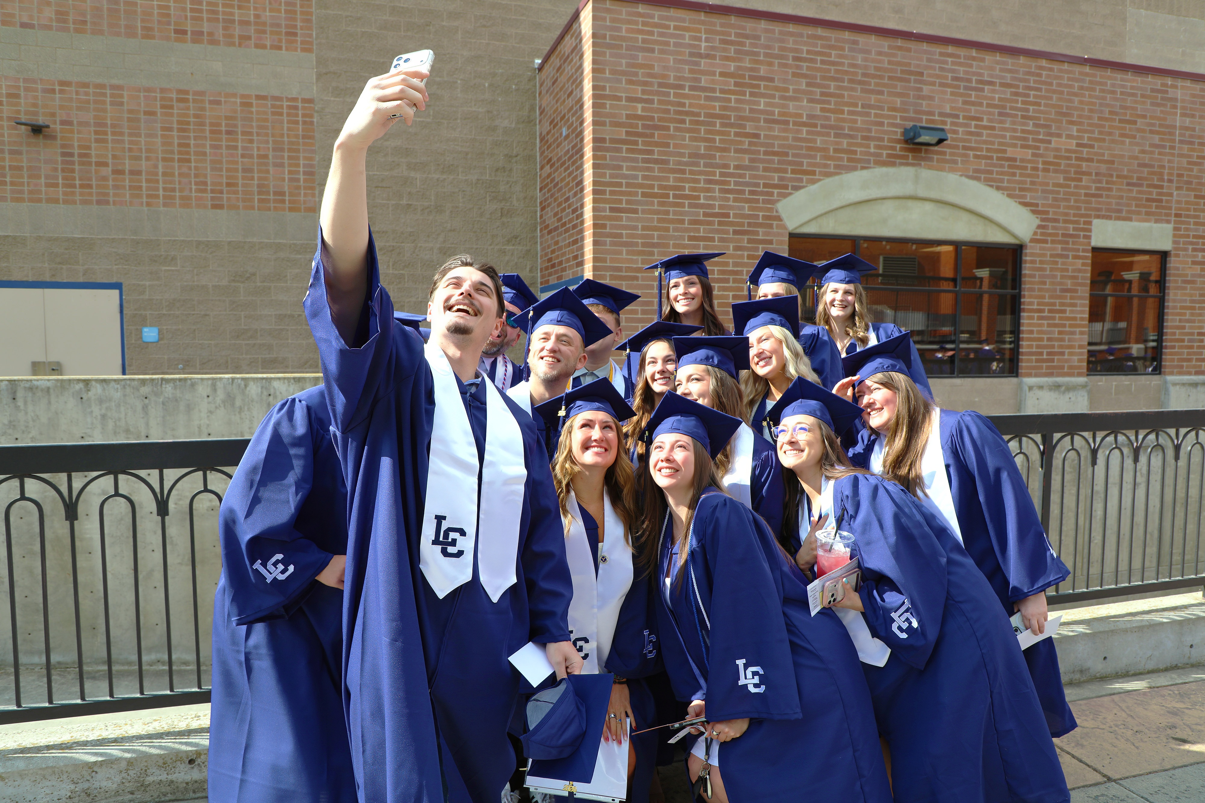 Group of Graduates taking a selfie